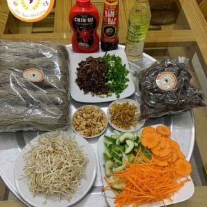 miến lươn xào Chiến Thắng