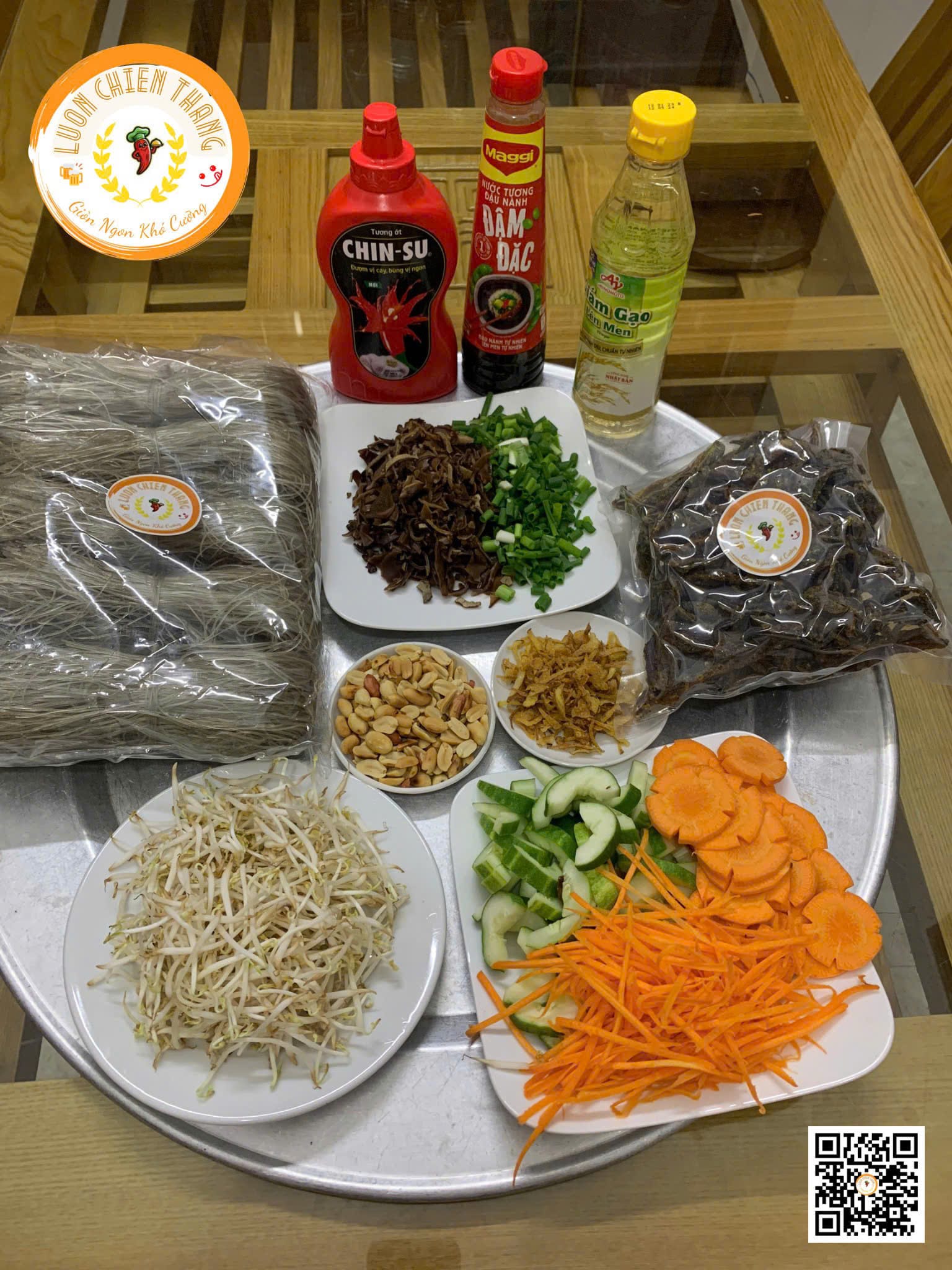 miến lươn xào Chiến Thắng