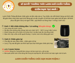 Bí quyết thưởng thức lươn khô Chiến Thắng giòn rụm tại nhà
